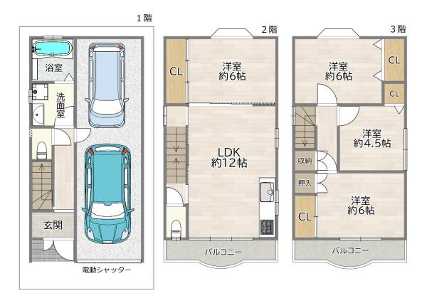 守口市南寺方東通５丁目の中古一戸建