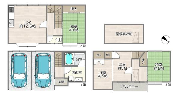 大阪市淀川区十八条３丁目の中古一戸建
