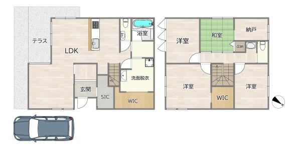 大阪市東淀川区大桐４丁目の中古一戸建