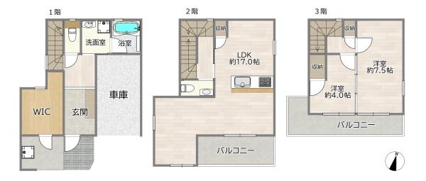 大阪市東淀川区大桐３丁目の中古一戸建