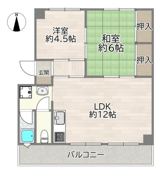 新北野第１コーポＡ棟