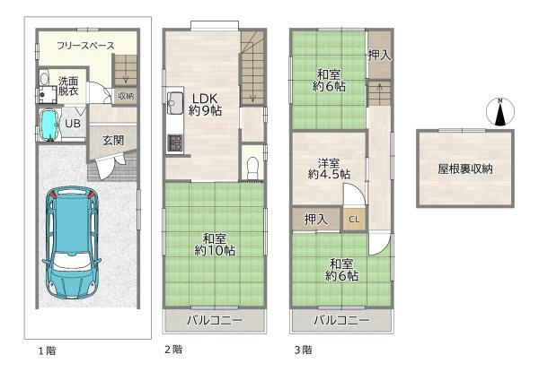 守口市大宮通３丁目の中古一戸建