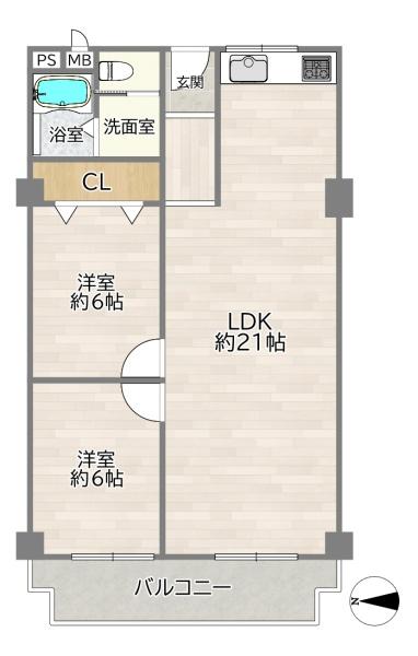 クローバーハイツ森小路１号棟