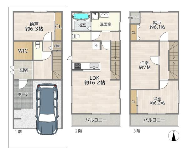 大阪市淀川区田川１丁目の新築一戸建