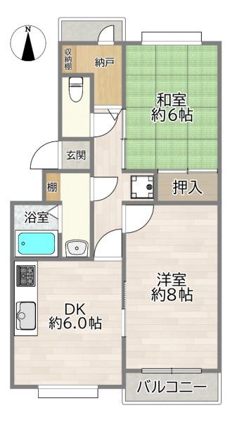深江橋コーポB棟