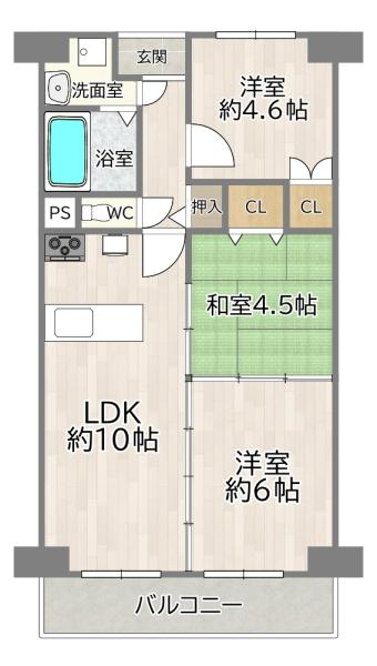 レックスタウン新高２号館
