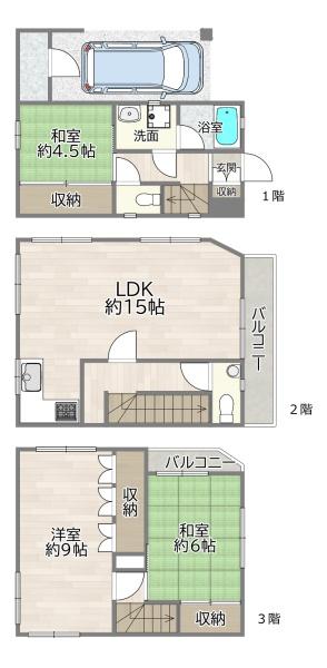 守口市菊水通４丁目の中古一戸建