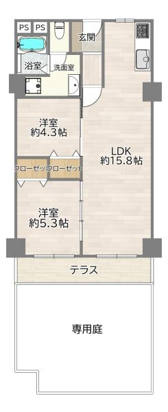 クローバーハイツ森小路１号棟