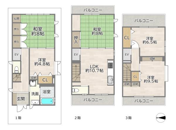守口市佐太中町６丁目の中古一戸建