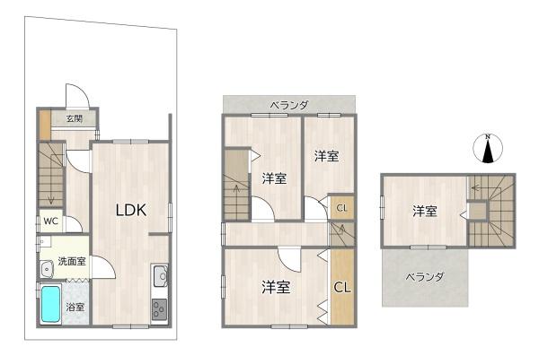 守口市南寺方東通４丁目の中古一戸建