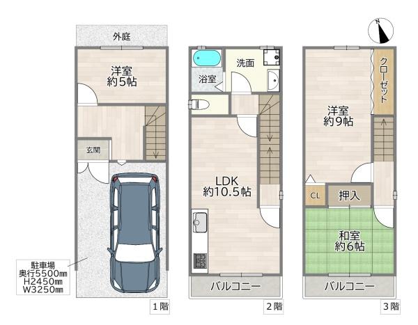 大阪市淀川区三津屋北１丁目の中古一戸建