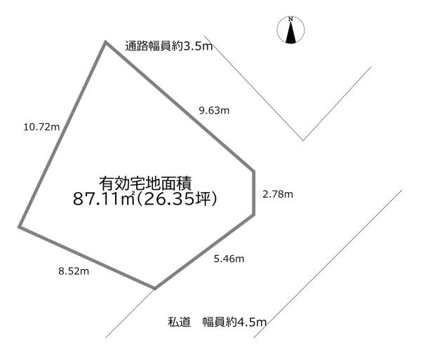 守口市梶町３丁目の売土地