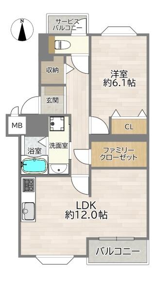 深江橋コーポＦ棟