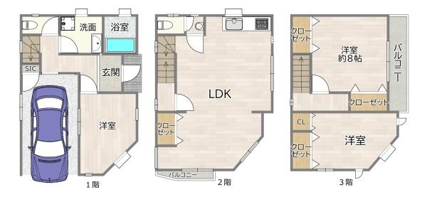 大阪市東淀川区大道南１丁目の中古一戸建