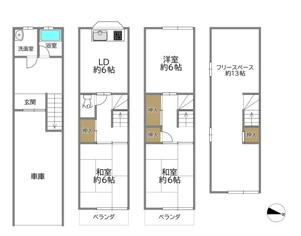 守口市藤田町３丁目の中古一戸建
