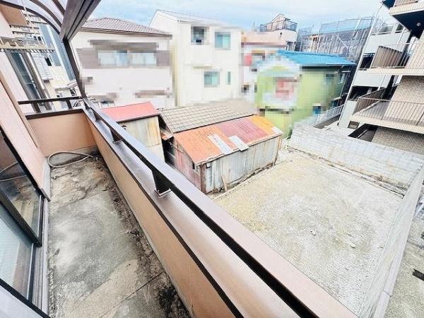大阪市東淀川区上新庄2丁目の中古一戸建て(バルコニー)