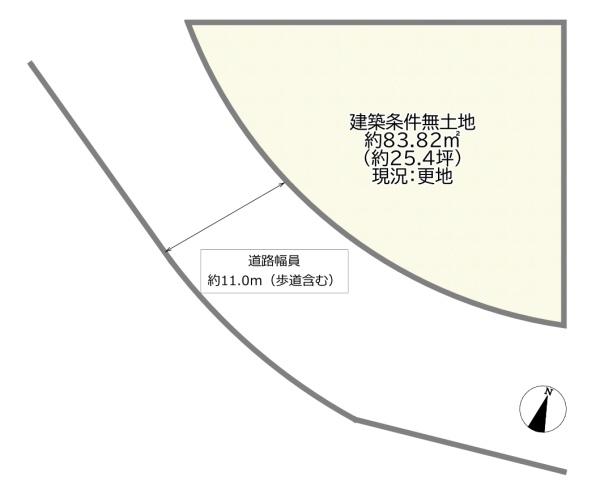 守口市大枝北町の土地(間取り)