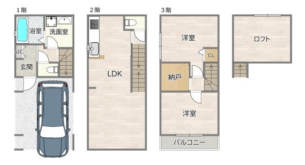 大阪市東淀川区下新庄５丁目の新築一戸建