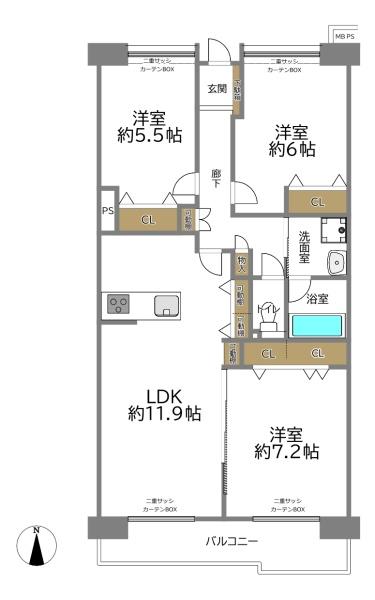 プロムナーデ関目23号棟