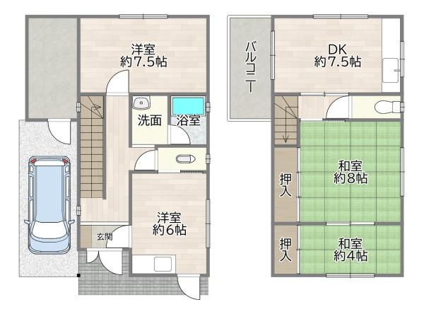 尼崎市南初島町の中古一戸建て
