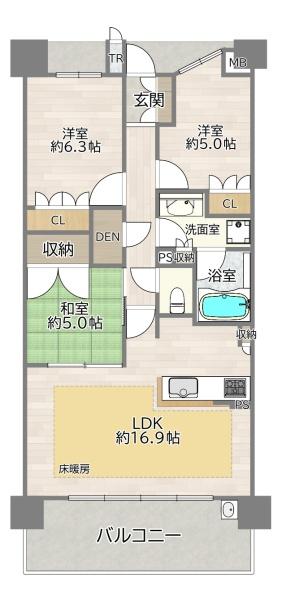 タイムズ・ピース・スクエア　スイートガーデンシティ