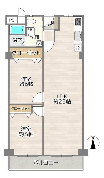 クローバーハイツ森小路三号棟