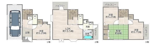 大阪市淀川区西三国３丁目の中古一戸建て