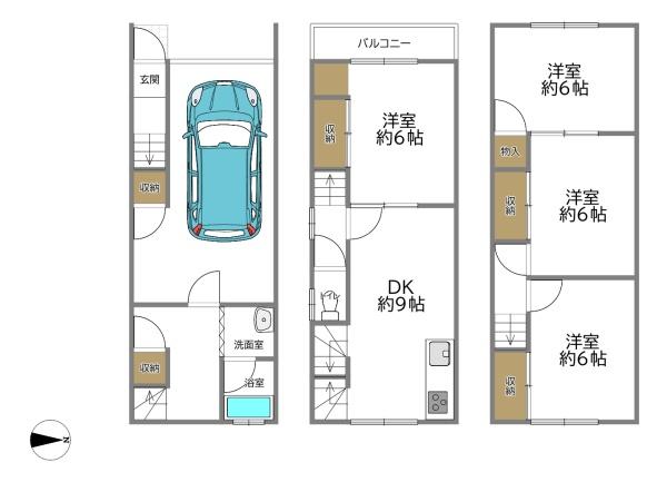 大阪市旭区中宮２丁目の中古一戸建