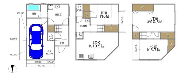 大阪市城東区今福南２丁目の中古一戸建