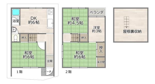 大阪市淀川区三津屋南１丁目の中古一戸建