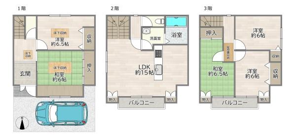 大阪市東淀川区井高野４丁目の中古一戸建
