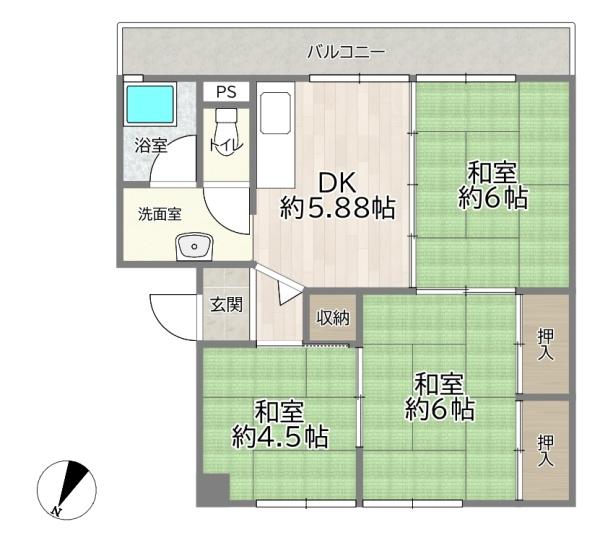 新北野第一コーポB棟