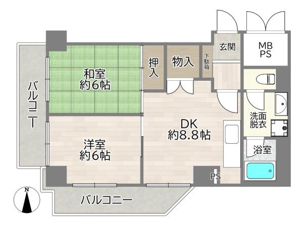 ローズコーポ新大阪第６