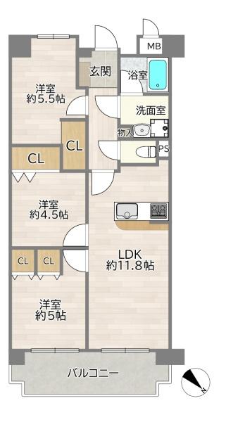 クラウンハイム東淀川弐番館