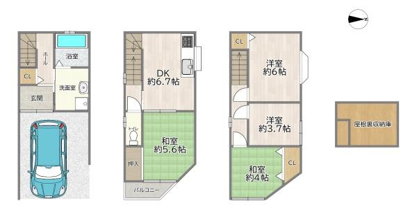 守口市金田町５丁目の中古一戸建