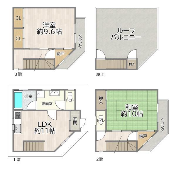 大阪市東淀川区小松３丁目の中古一戸建