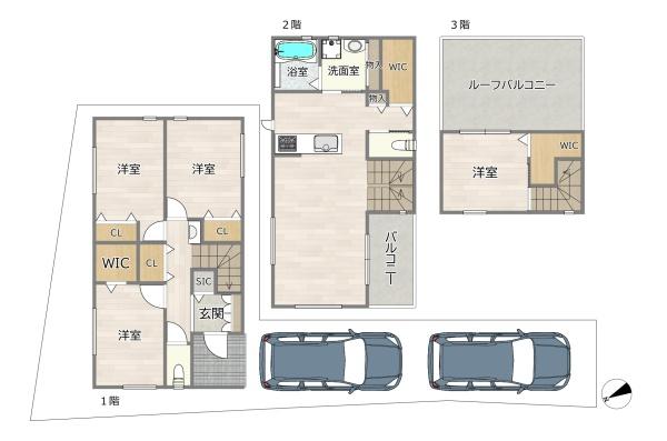 大阪市東淀川区大桐4丁目の中古一戸建