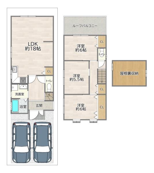 大阪市城東区東中浜７丁目の中古一戸建