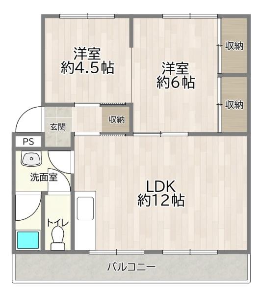 新北野第一コーポB棟