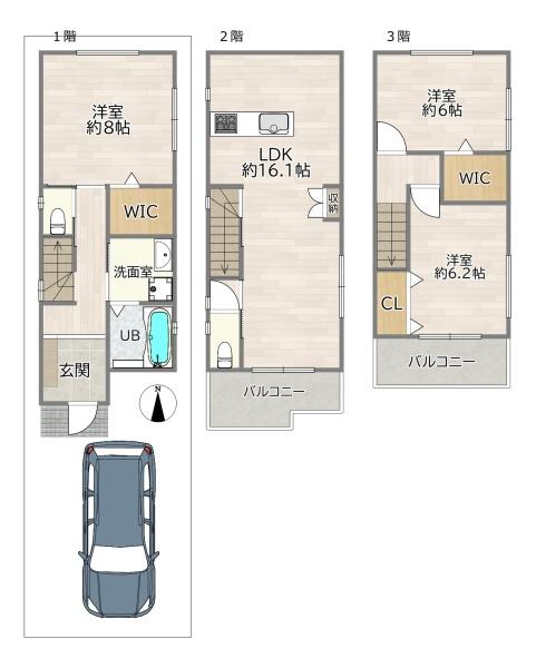 守口市滝井西町２丁目の中古一戸建