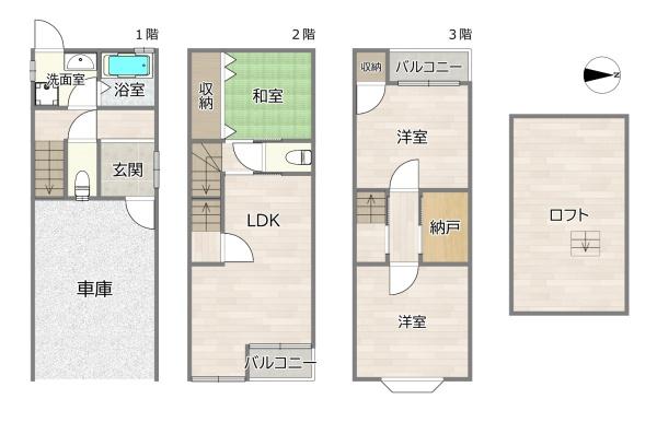 大阪市城東区鴫野西１丁目の中古一戸建