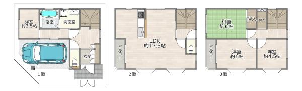 大阪市淀川区三津屋北１丁目の中古一戸建
