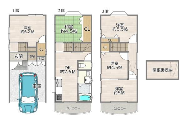 守口市金田町２丁目の中古一戸建
