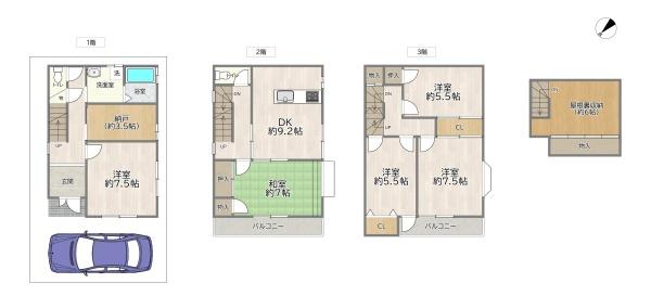 大阪市東淀川区豊新１丁目の中古一戸建