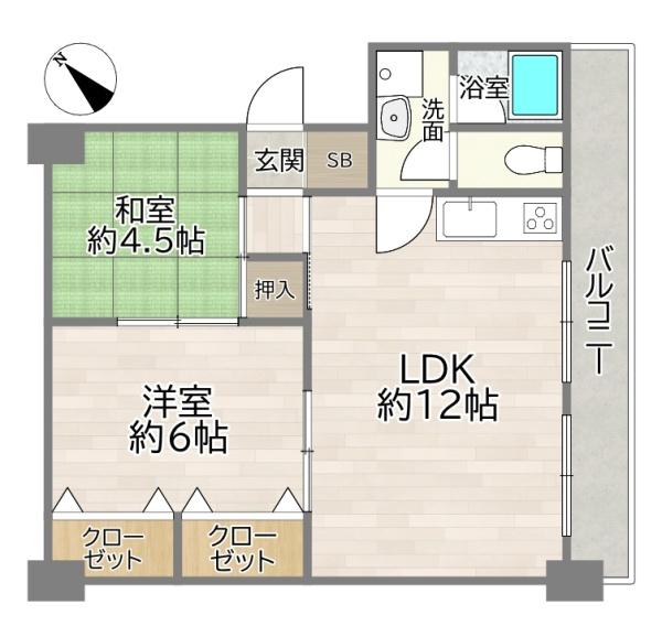 新北野コーポＣ棟