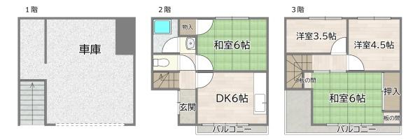 大阪市城東区古市１丁目の中古一戸建