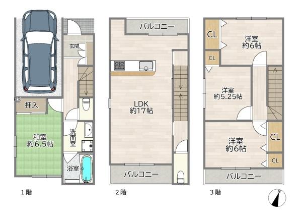 守口市菊水通３丁目の中古一戸建