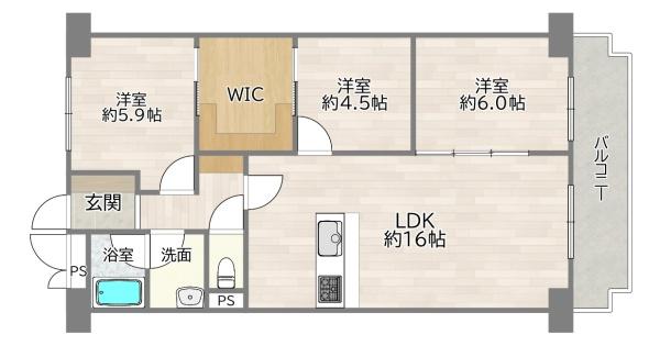 すみれ橋第２コーポ３号棟
