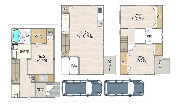 大阪市東淀川区豊里６丁目の中古一戸建