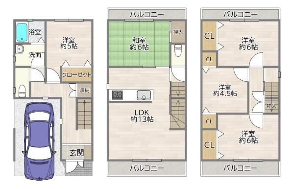 大阪市旭区清水３丁目の中古一戸建